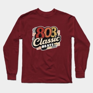 808 Classic Beats - TR-808 Drum Machine Long Sleeve T-Shirt